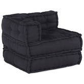Modułowa sofa, antracytowa, 70x70x54, tkanina
