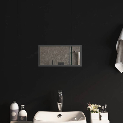 vidaXL Lustro łazienkowe z LED, 40x20 cm