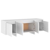 vidaXL Szafka pod TV, biała, 120x30x40,5 cm, materiał drewnopochodny