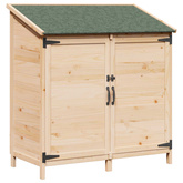 Shed ogrodowy naturalny 106,5 x 56 x 113,5 cm Drewno Świerkowe