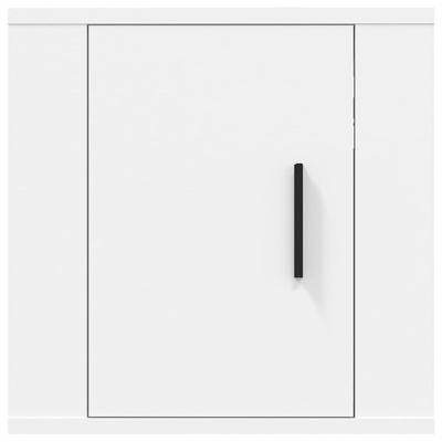 vidaXL Wiszące szafki telewizyjne, 2 szt., białe, 40x34,5x40 cm