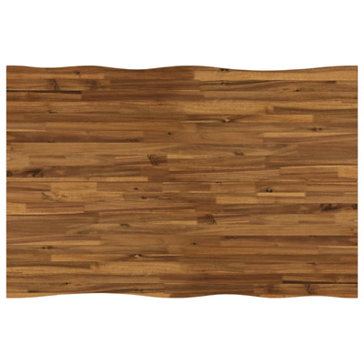 120 x 70 x 75 cm Lite Drewno Akacji Naturalne i białe