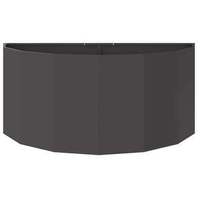 Donica Czarny 120 x 60 x 50 cm Stal
