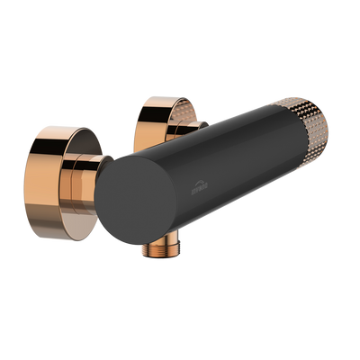 BATERIA NATRYSKOWA MOONLIGHT INVENA TREND CZARNA / ROSE GOLD