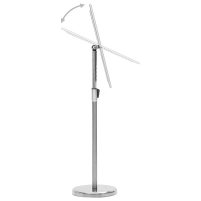 Stojak na plakat A4, srebrny, stop aluminium