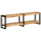 vidaXL Szafka pod TV, 140x30x40 cm, lite drewno mango