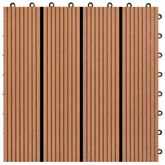 Płytka Tarasowa 11 pcs brązowy 30 x 30 cm