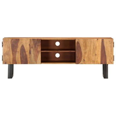 vidaXL Szafka pod TV, 130x30x47 cm, lite drewno sheesham