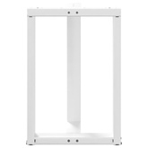 Nogi do stołu jadalnego w kształcie litery T 2 szt. Białe 50x35x(72-73) cm Stal