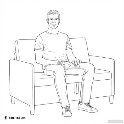 Sofa z miejscem do przechowywania Zielony morski Poliester