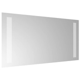 vidaXL Lustro łazienkowe z LED, 40x20 cm