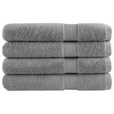 Ręczniki premium, SOLUND, 4 szt., szare, 100x200 cm, 600 g/m?