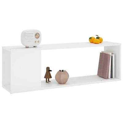 vidaXL Szafka pod TV, biała, 100x24x32 cm, materiał drewnopochodny