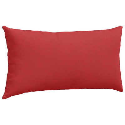 Poduszki na sofę 2 pcs Czerwony 80 x 40 cm tkanina