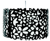 Lampa wisząca Simona potrójna metalowa czarna nad stół do jadalni