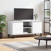 vidaXL Szafka pod TV, biała, 104x35x50 cm, materiał drewnopochodny model standard