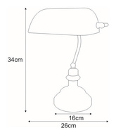 Lampka biurkowa K-8042 z serii BANK KAJA