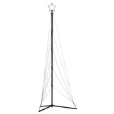 Choinka LED 525 diod LED Zimna biel 302 cm
