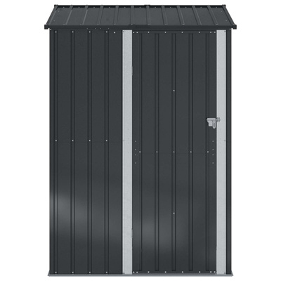 Schowki ogrodowe Antracyt 140,5 x 74 x 200 cm Metal