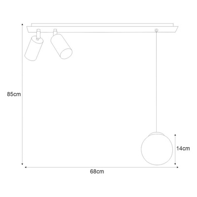 sufitowa K-4137 z serii ALBIO Lampa