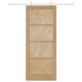 Drzwi przesuwne Naturalne i białe 86 x 211 cm