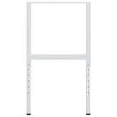 Regulowane ramy stołu roboczego, 2 szt., metal, 55x(69-95,5) cm