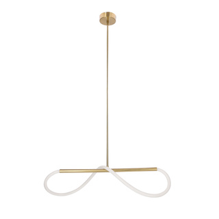 Lampa wisząca LED podłużna SUPREME 80 cm 3000K - designerska lampa nad stół