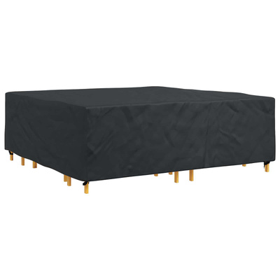 Pokrowiec na meble Gładki Czarny 220 x 220 x 70 cm 420D