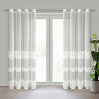 Firana Nira kremowa 140x250