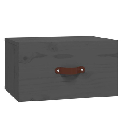 vidaXL Szafki nocne, wiszące, 2 szt., 40x29,5x22 cm, szare