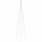 vidaXL Choinka do montażu na maszcie, 310 ciepłych białych LED, 300 cm