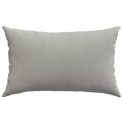 Poduszki na sofę 2 pcs Jasnoszary 50 x 30 cm tkanina