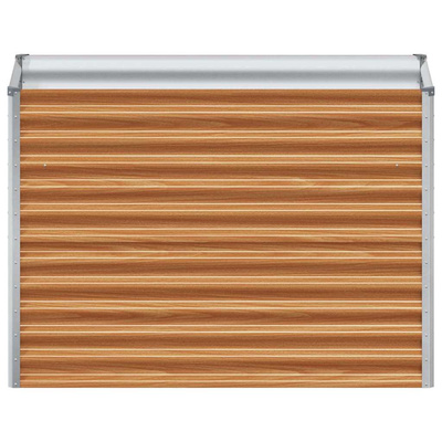Podniesiona rabata ogrodowa 98 x 50 x 68 cm Stal Galwanizowana
