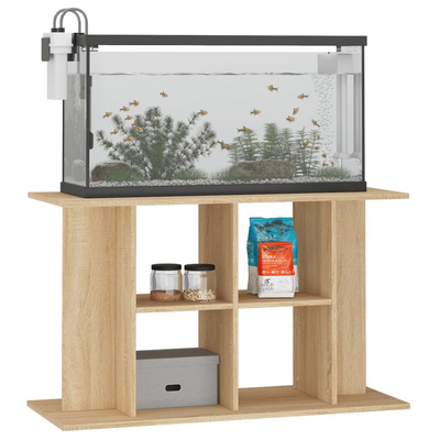 vidaXL Szafka pod akwarium, dąb sonoma, 100x40x60 cm