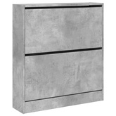 Szafka na buty, szarość betonu, 80x21x87,5 cm