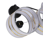 Lampa sufitowa biała/chrom 5xE27 Andy 35-00521