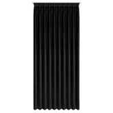 Zasłona Melanie czarna 125x270