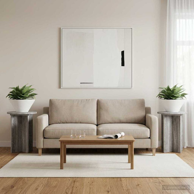 Stojak na rośliny 2 pcs Szary Sonoma ?29,5 x 40 cm