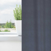 Firany blackout z kółkami 2 pcs Antracyt 260 x 140 cm Poliester