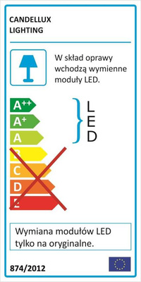Plafon LED Astro okrągły do łazienki 30 cm 4000K fioletowy szklany