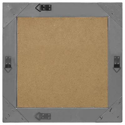 vidaXL Lustro ścienne w stylu barokowym, 50x50 cm, czarne
