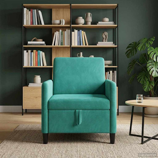 Sofa z miejscem do przechowywania Turkusowy 72 x 78 x 87 cm