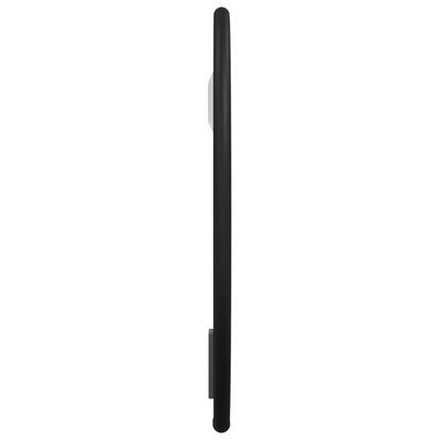 vidaXL Lustro ścienne, czarne, Ø 20 cm, okrągłe