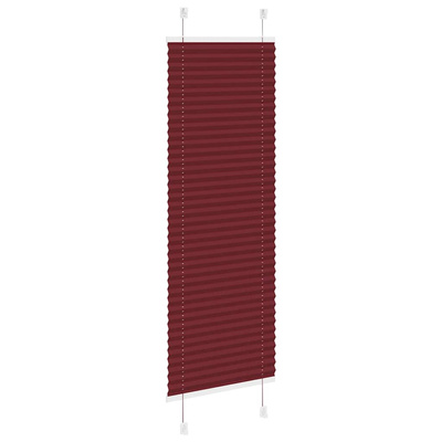 Roleta plisowana Bordowy Czerwony 45x100 cm Szerokość tkaniny