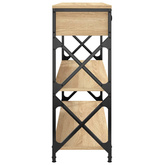 Stolik konsolowy, dąb sonoma, 100x28x75 cm