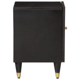 Szafki nocne, 2 szt., 40x33x46 cm, lite drewno mango