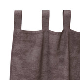Zasłony z weluru z zasłonami 2 pcs Brązowy 245 x 140 cm Aksamit