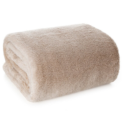 Koc Blink beżowy 150x200