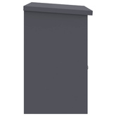 Skrzynka na przesyłki Z blokadą Antracyt 47.5 x 38 x 59 cm Stal
