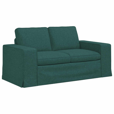 Sofa Ciemna zieleń 162 x 80 x 82 cm tkanina